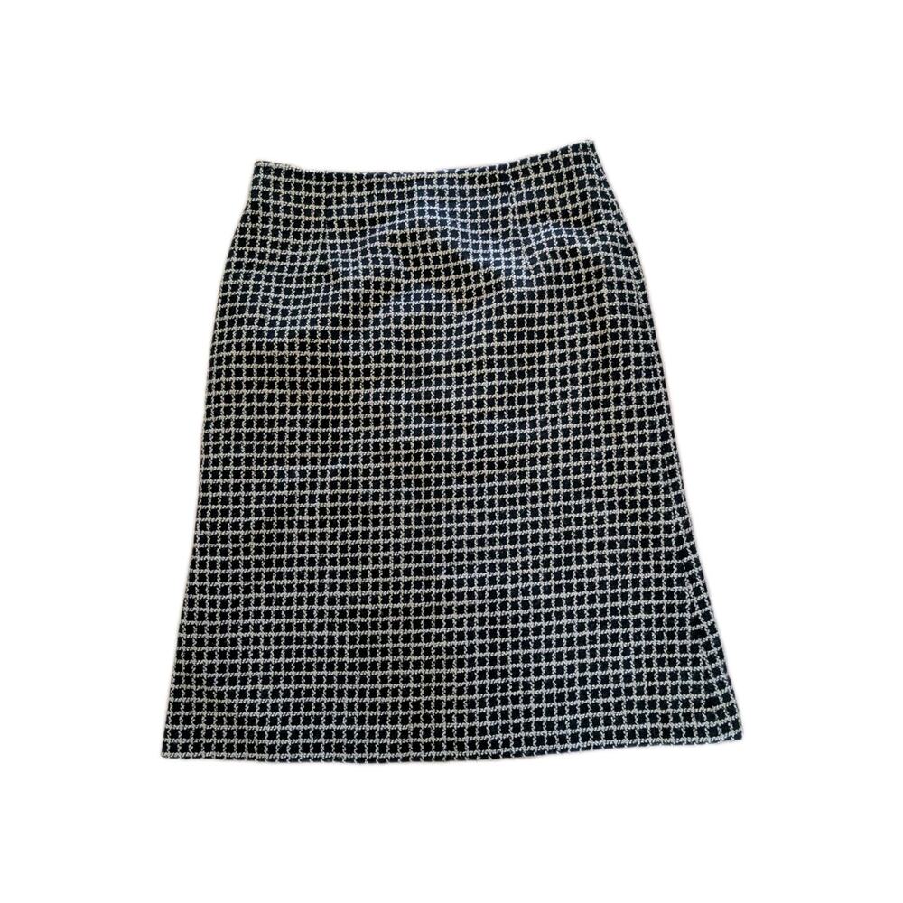Wanko Japan Women Classic Academia Heritage Wool‎ Blend Midi Skirt Size 38 M